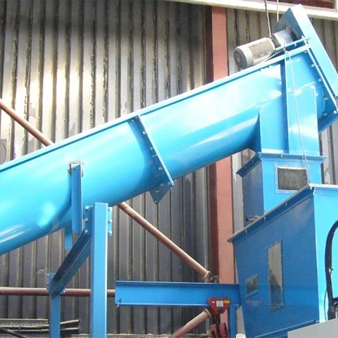 Băng tải xoắn ốc máng thức ăn chăn nuôi bằng thép không gỉ